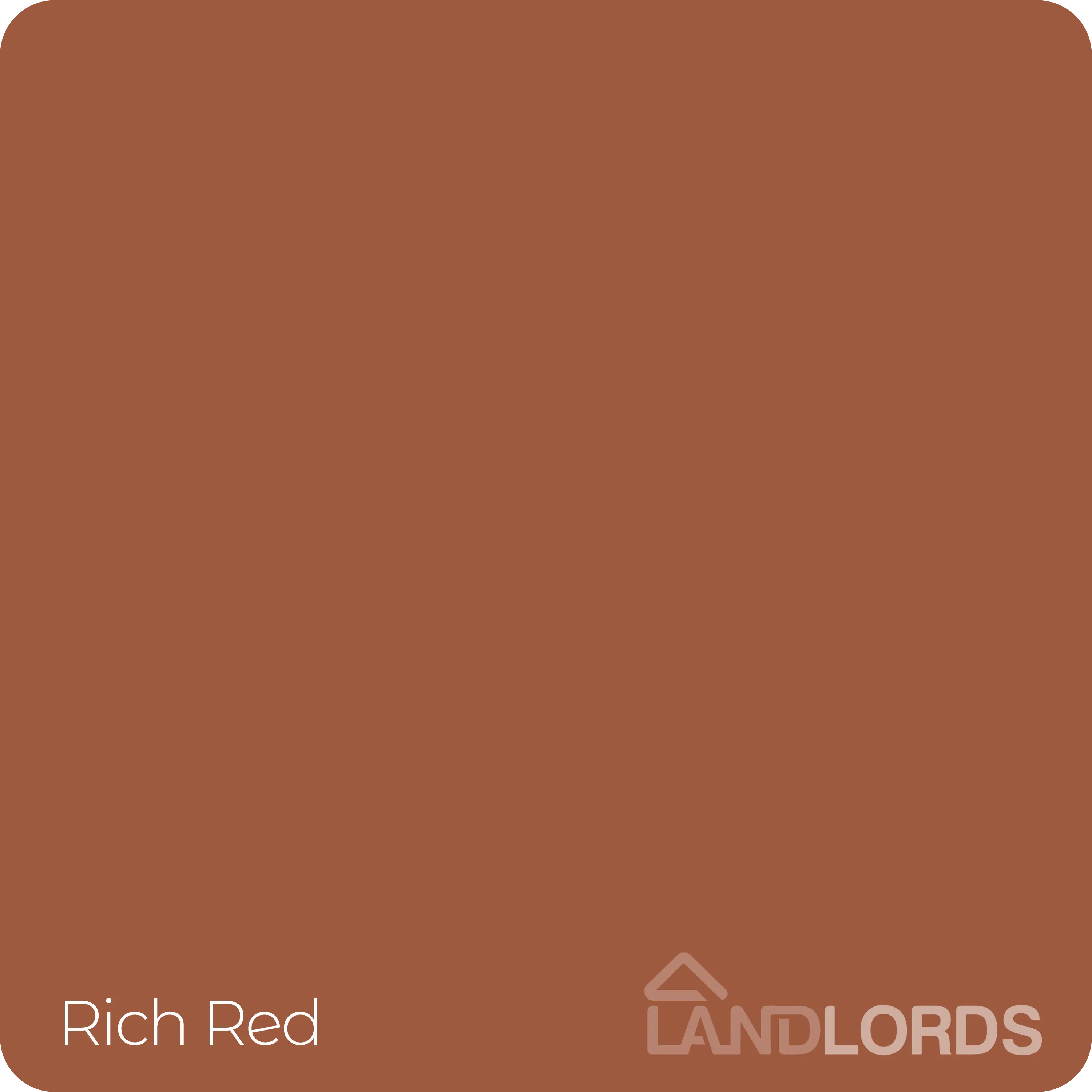 Landlord’s Paint - Barn Paint, Rich Red colour