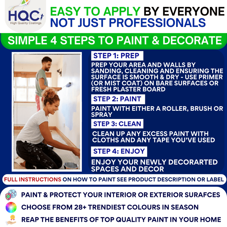 HQC Masonry Touch Up Paint - PaintOutlet.co.uk