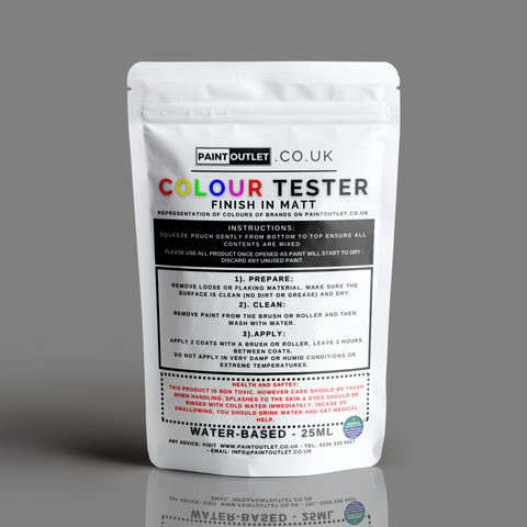 Colour Tester Pouch 25ML - Buy on PaintOutlet.co.uk