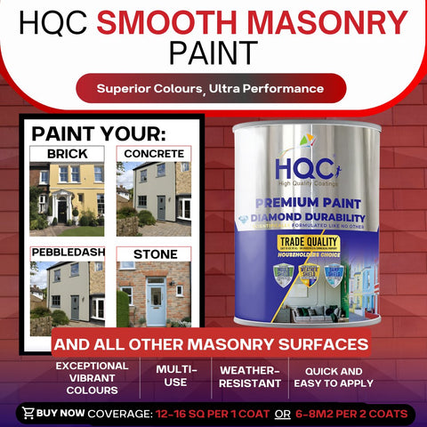 TRADE - HQC Smooth Masonry Paint - PaintOutlet.co.uk